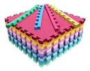 Kit com 4 peças Tatames Tapetes Eva Linha Premium 50x50 1cm Com Borda