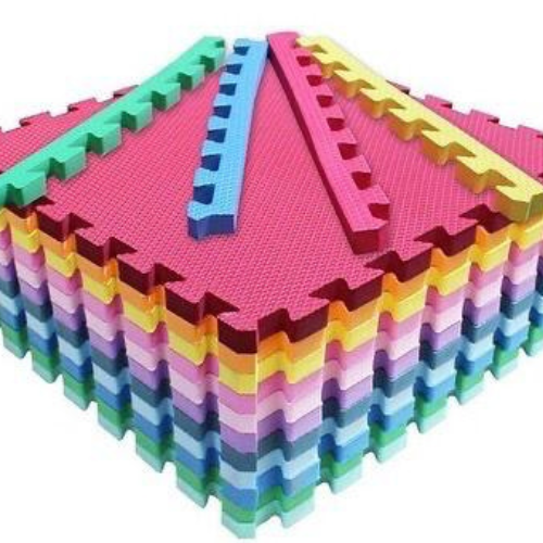 Kit com 20 Tatames EVA 50x50x10mm