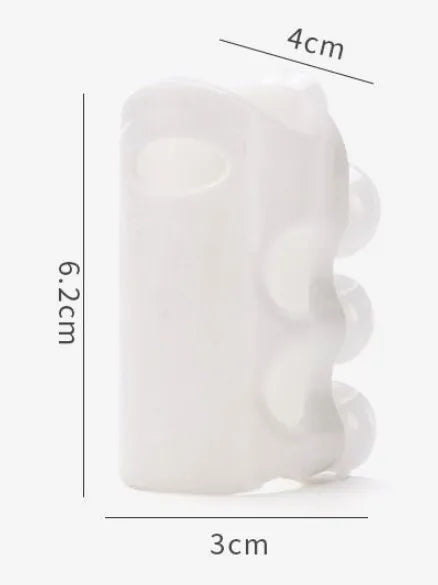 Suporte de cabeça de chuveiro de silicone sucção poderosa reutilizável